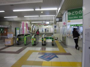 JR両毛線 桐生駅 改札口 わたらせ渓谷鉄道に乗るときもここから入ります