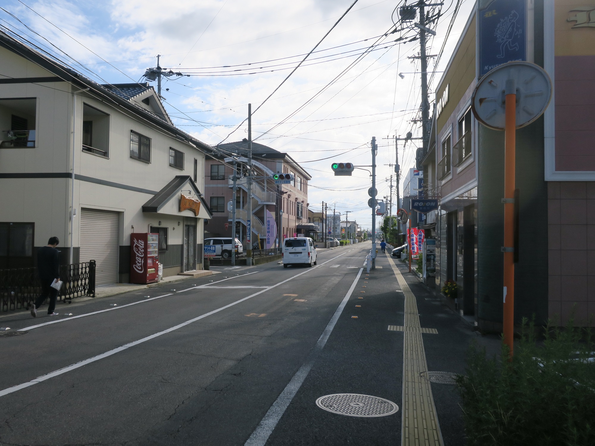 JR佐賀駅周辺 住宅が立ち並びます