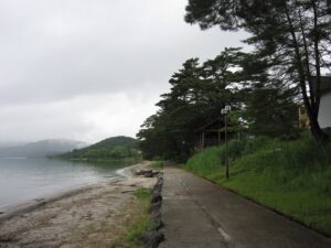 田沢湖 この周辺に旅館があります