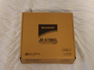 SHARP JD-AT90CL デジタルコードレス電話 外箱
